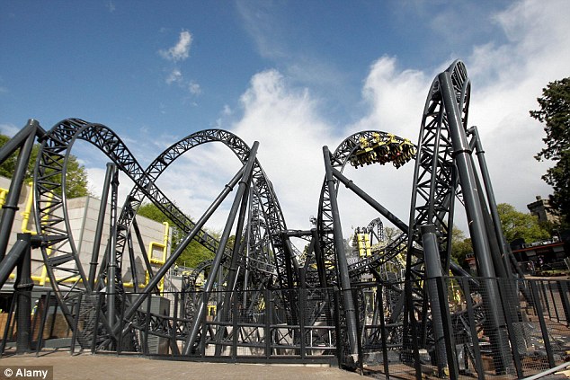 The Smiler at Alton Towers. Source: Alamy