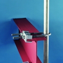 Class 3 Postanka with solid adjustable height pedestal clamps around wooden or steel beams.