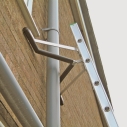 Ladder Stand-Off alllows safe access corners, obstacles, eaves and up onto roof edges