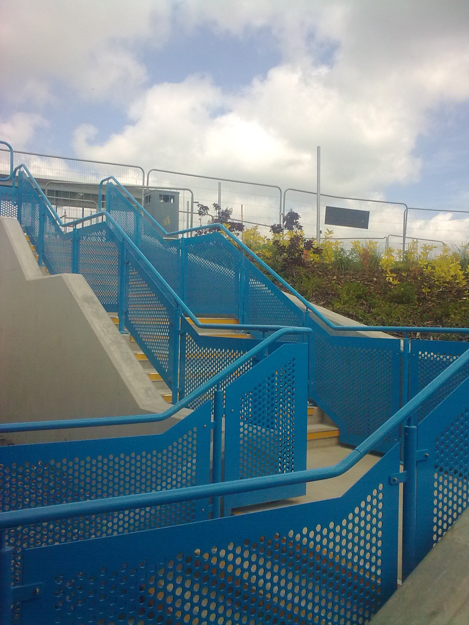 Roof Edge's guardrail and handrail solution for the NHS Roof Edge Fabrications