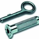 Removable 'key' type eyebolt