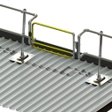 Self Closing Safety Gate for Roof Access