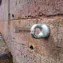 Rinkganka fixed eyebolt at Inverness Castle
